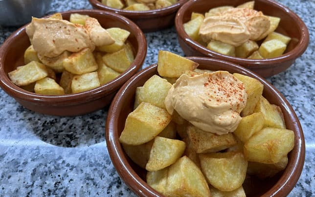 Spanish Bravas Patatas Bravas Potatoes