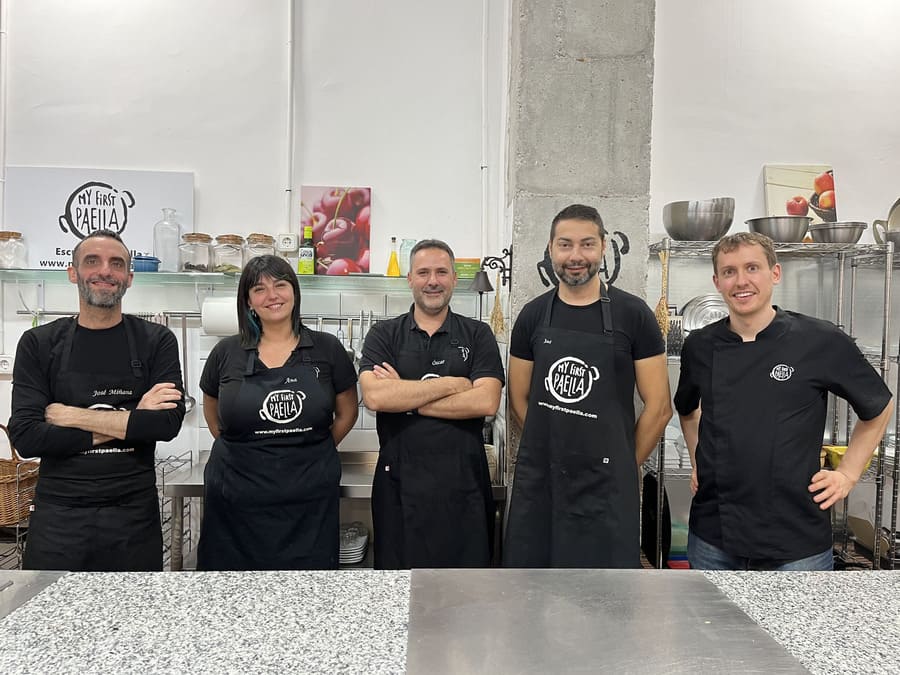 My first paella Staff