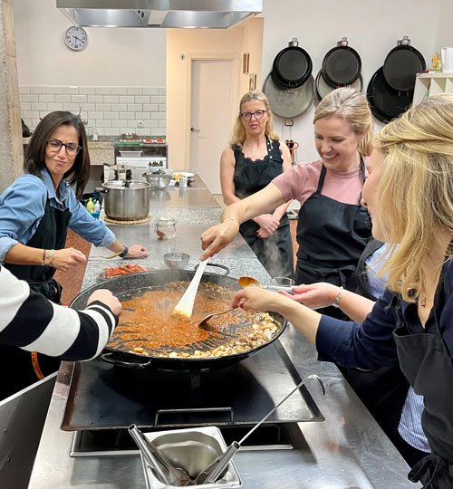 Seafood paella Paella de marisco